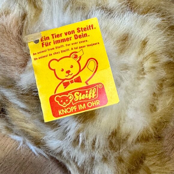 STEIFF Vintage Junior Leo Plush Lion Toy 2897/30 NEW With Tags NWT Collectible - Picture 6 of 8